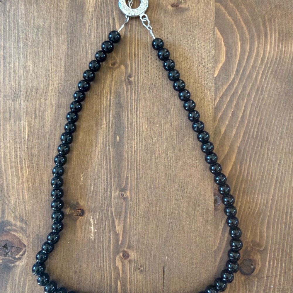 Tiffany & Co Onyx Beaded Necklace - Picture 7 of 7